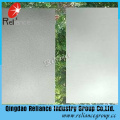 Clear Acid Etched Glass for Decorative Partition